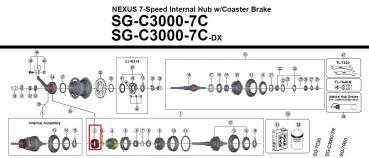 BREMSMANTEL SHIMANO SG-C3000-7C